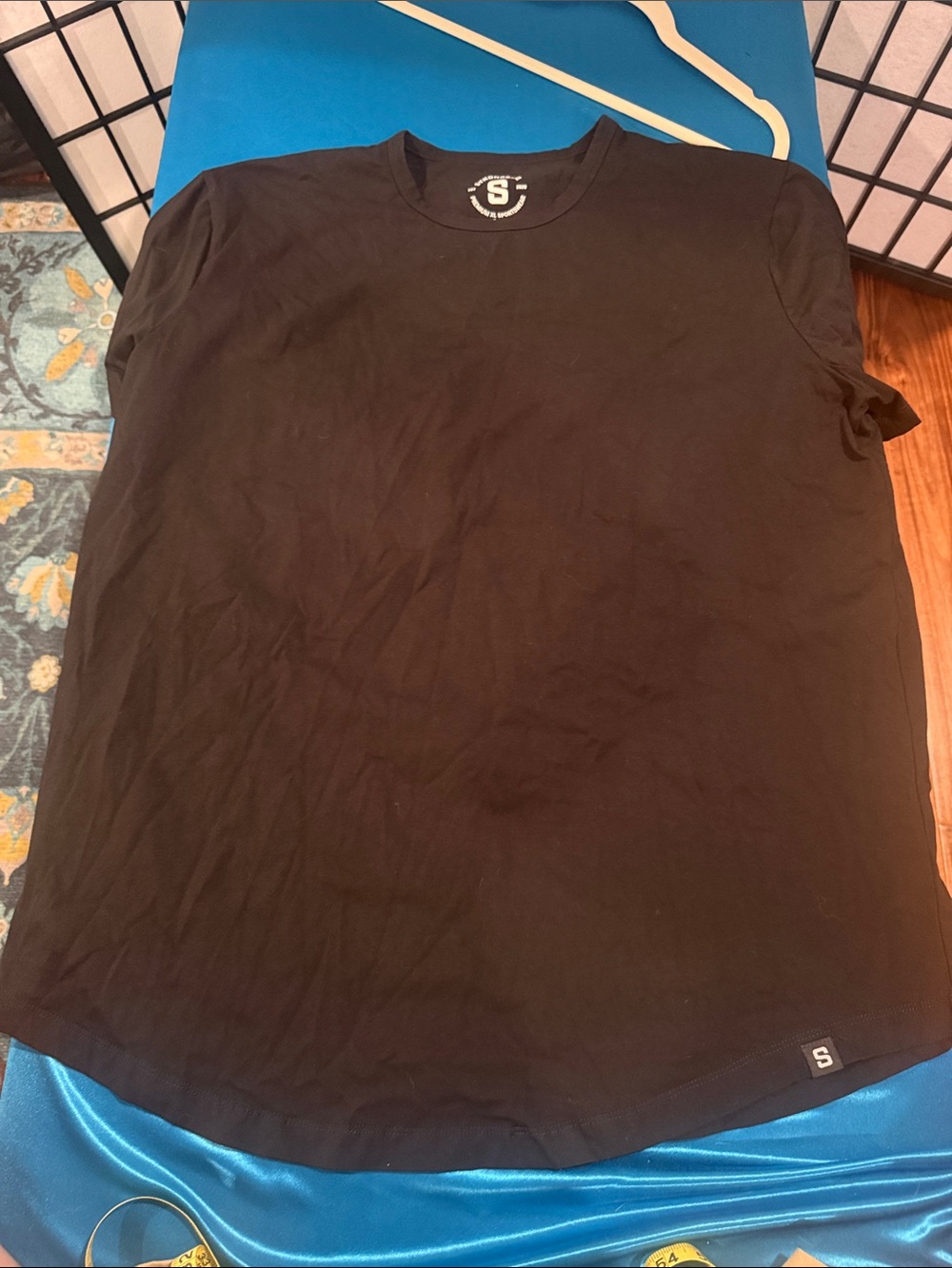 Brand Men's Black Crewneck hort leeve Tee